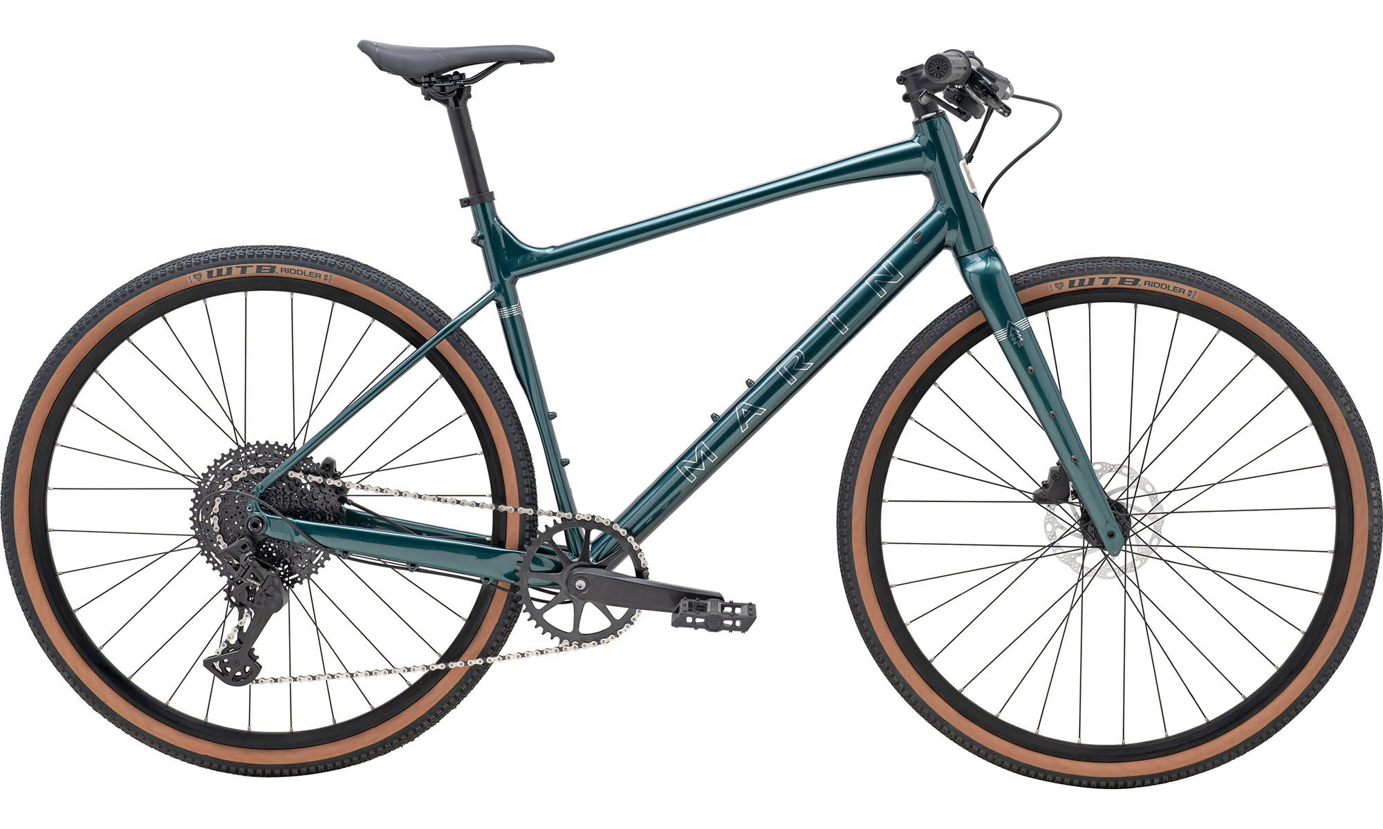 Велосипед Marin DSX 1 28", размер M, год 2026, зеленый / серебристый 